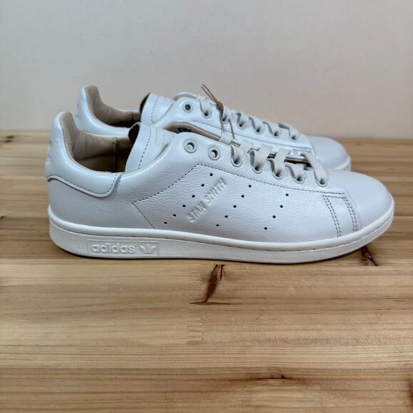 Adidas Stan Smith Lux Casual Leather shoes Mens 7 Women's 8 Crystal White IH2451